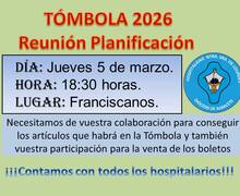 Reunión Planificación Tómbola 2026