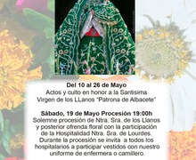 Procesión y Ofrenda de flores a la Virgen de los Llanos.