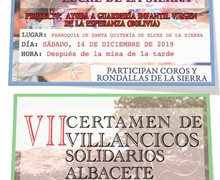 Certamen de villancicos solidarios (Elche de la Sierra y Albacete)