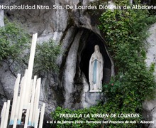 Triduo en honor a Nuestra Señora de Lourdes. Acto de entrega de medallas y emblemas.