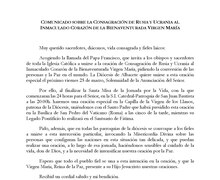 COMUNICADO OBISPO DE ALBACETE A TODA LA DIOCESIS