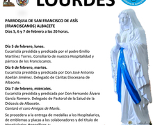 Triduo a la Virgen de Lourdes