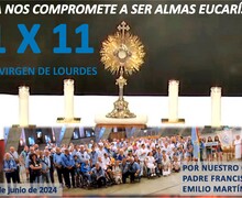 11 x 11 con la Virgen de Lourdes junio