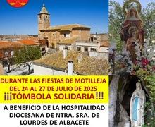 Tómbola Solidaria en Motilleja del 24 al 27 de Julio