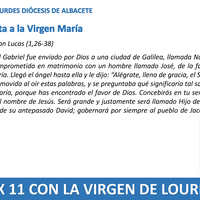 11 x 11 con la Virgen de Lourdes