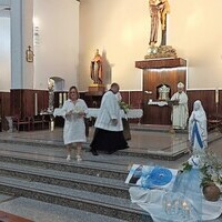 Eucaristía despedida de D. Ángel Fernández Collado.