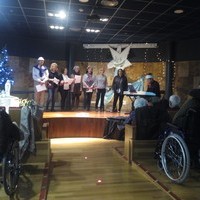 Fiesta de Navidad en Centro Grandes Discapacitados Infanta Leonor