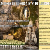 Actos en Honor a Nª. Sª. de Lourdes 2021 Día 9 de febrero.
